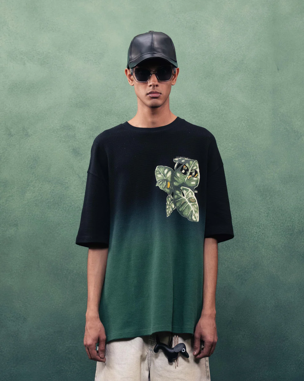 Fade Flora ombre T-Shirt