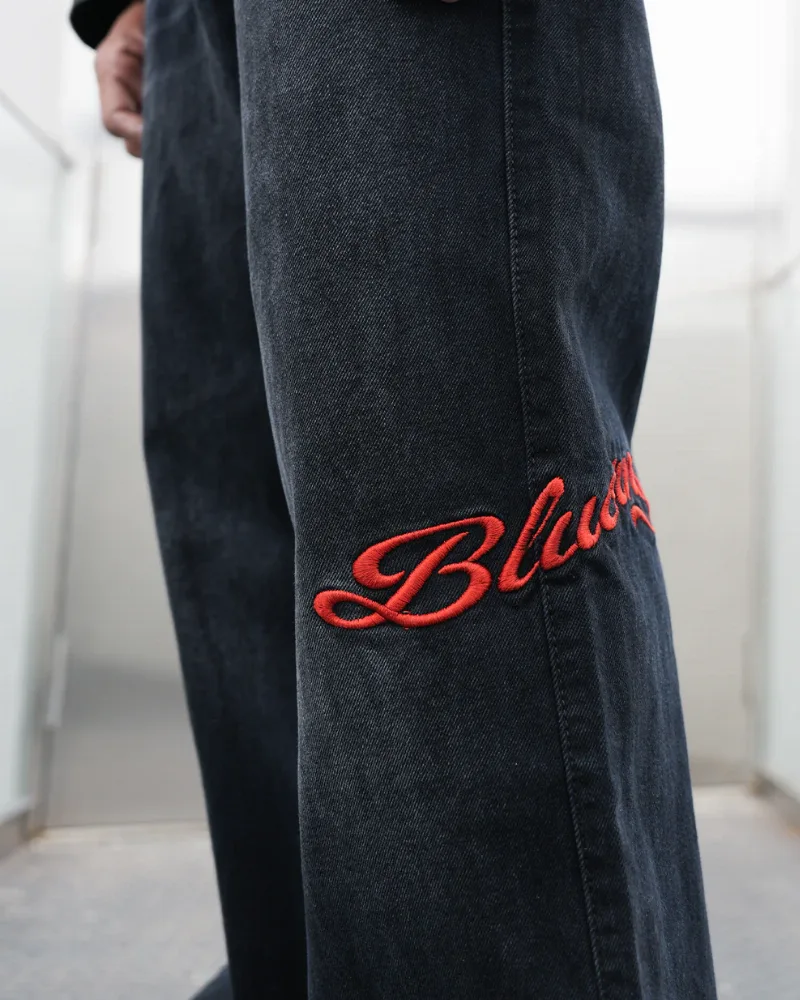 Another view of Phantom Black Denim
